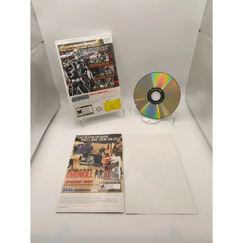 MadWorld Wii CIB Complete W/ Manual Tested Working